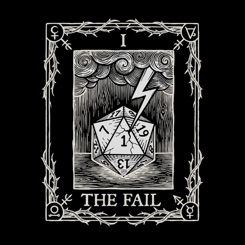 Real Bad Luck Dice Tarot Pen and Paper