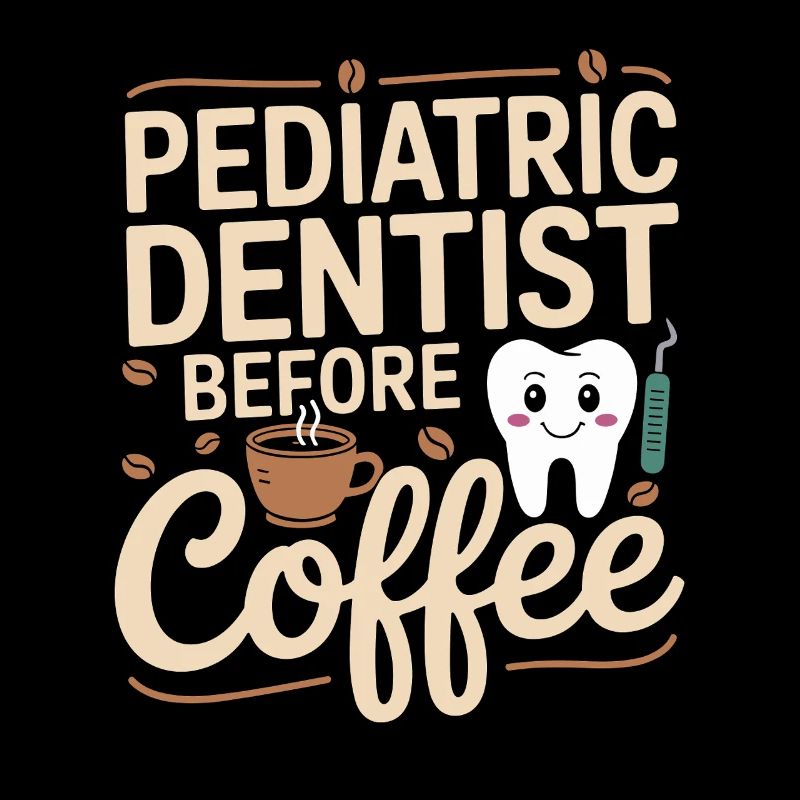 Pediatric Dentist Before Dental Care Coffee Lover