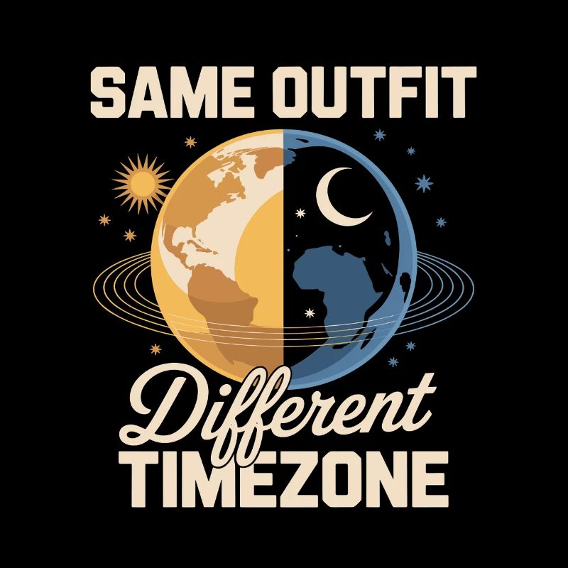 Traveler quote Same outfit, different time zone