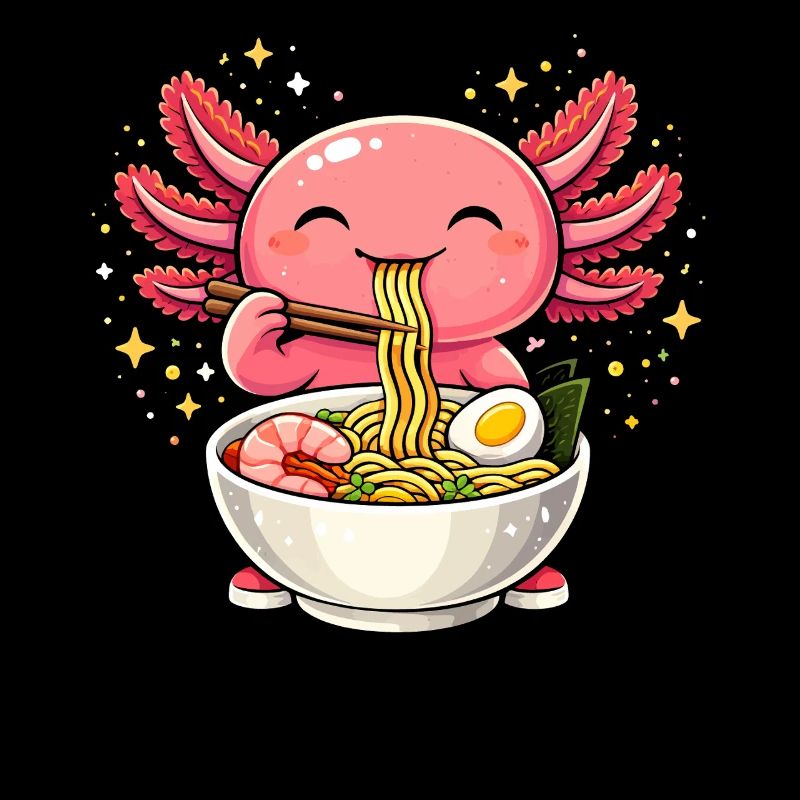 Ramenengelchen mit Nudeln
