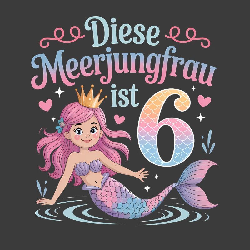 Cette sirène a 6 filles et a 6 ans