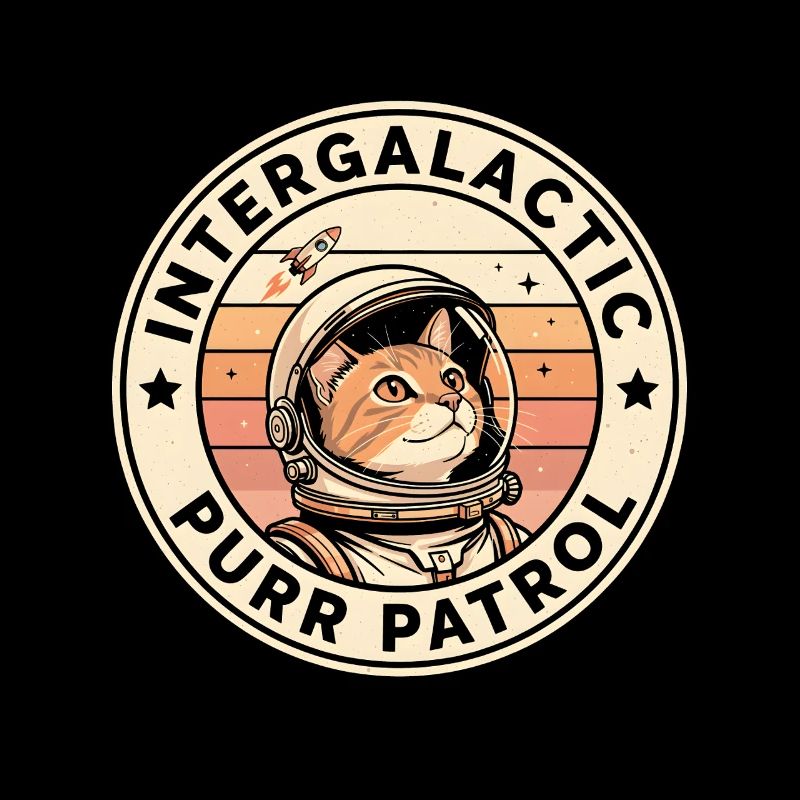 Patrouille Intergalactique du Ronronnement | Space Cat