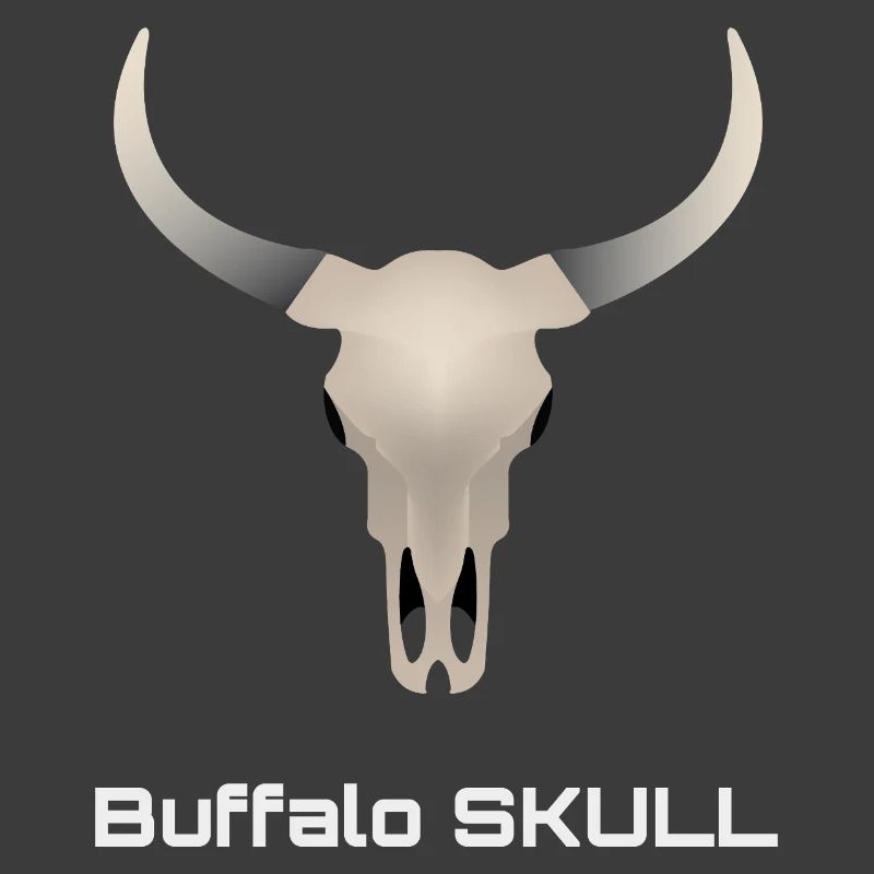 Büffelschädel