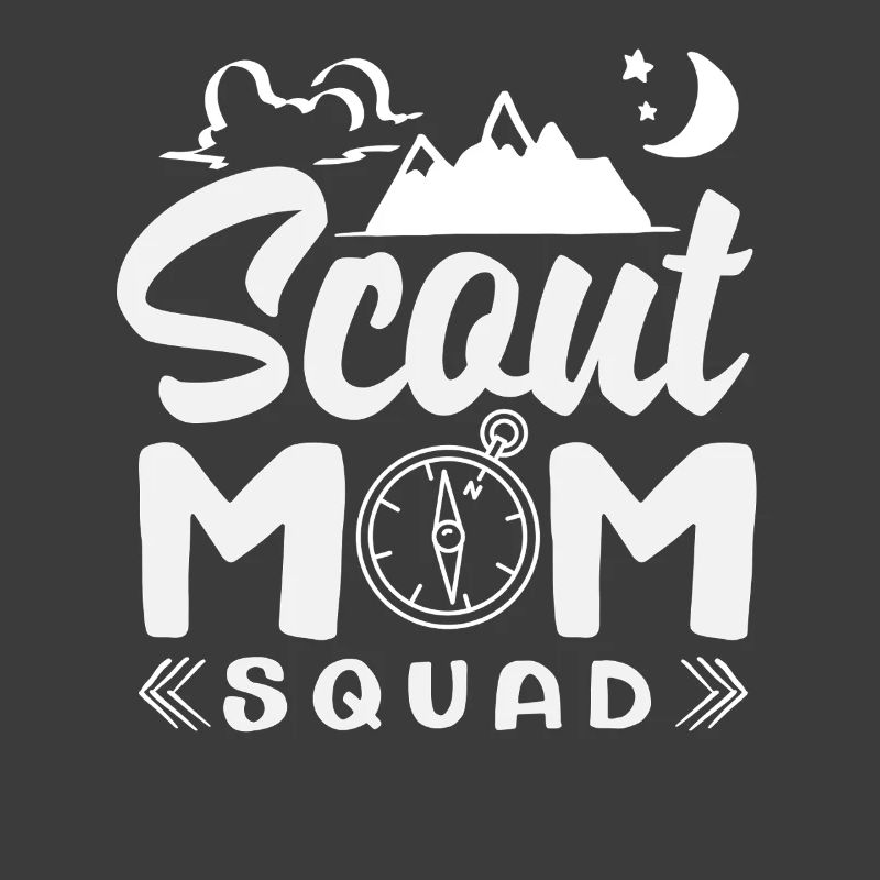 Stolze Mutter Pfadfinderin Scouting Mom Squad