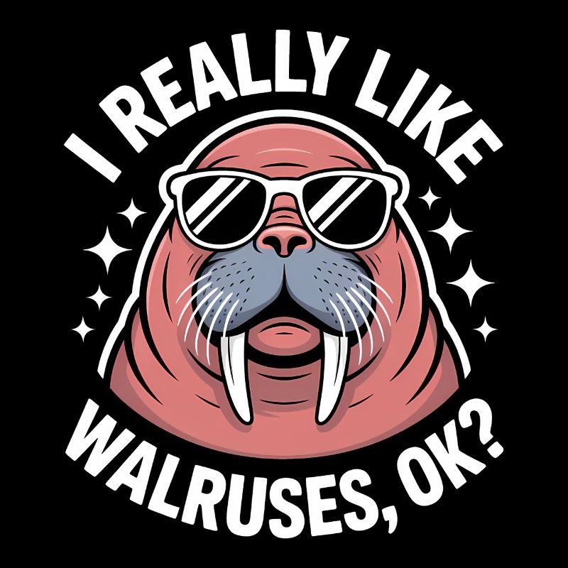 Walross Spruch Walrosse Lustiges Walross Geschenk 