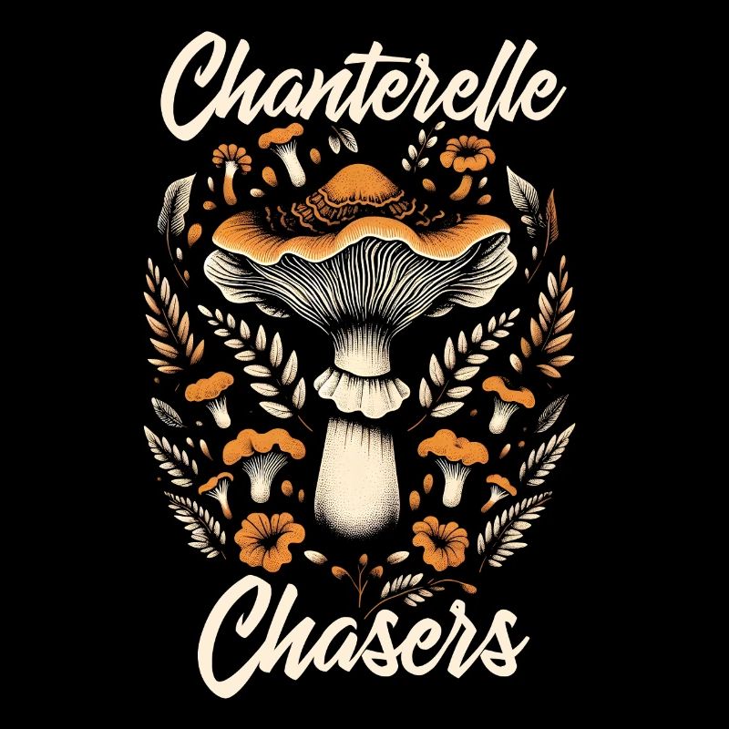 Chasseur de chantelles | Forêt de cueillette de champignons