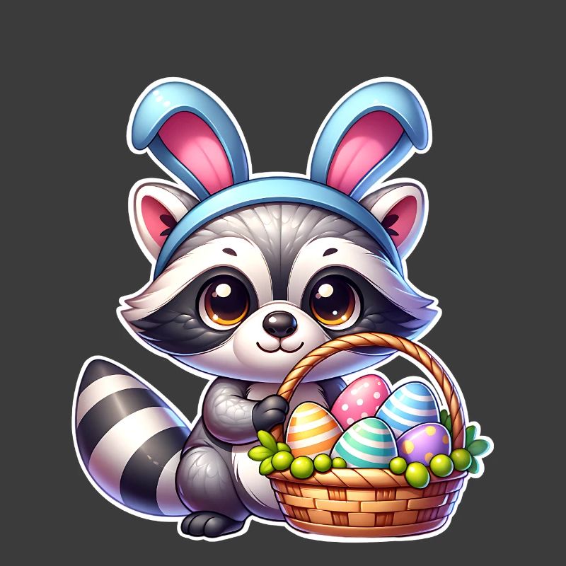 Ostern Waschbär