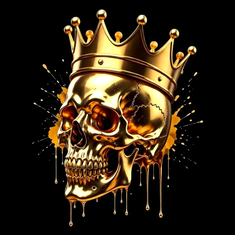 GOLDEN IMPERIAL SKULL