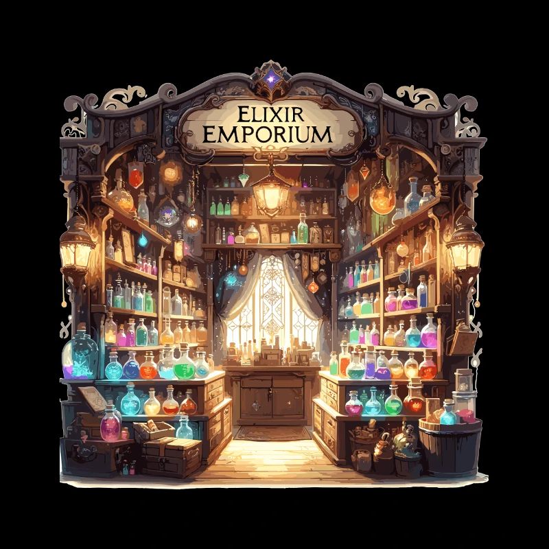 Elixir Emporium Fantasy Pharmacy