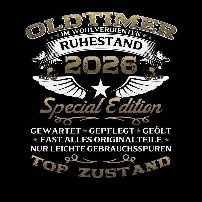 Rentner 2026 Geschenk Mann Rente Ruhestand Lustig