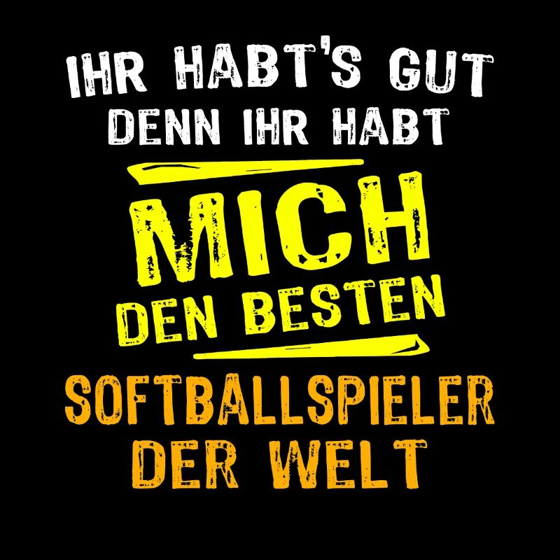 Softballspieler Geschenk