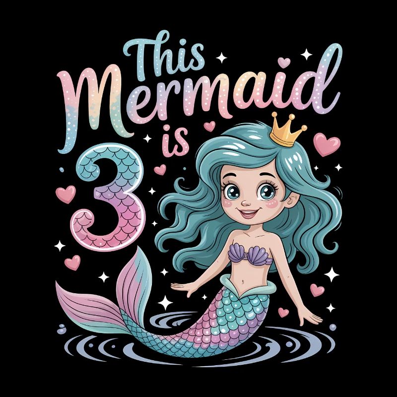 3e anniversaire de la sirène 3 ans