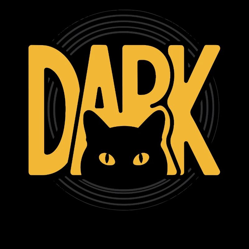 DARK Cat Eyes Minimal Design