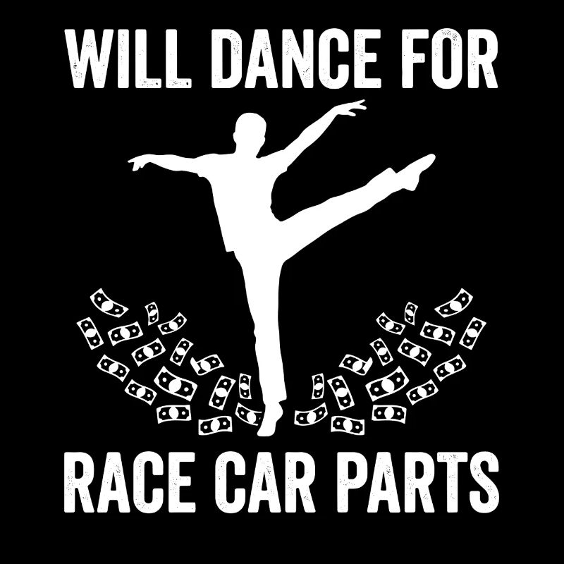 Will danser pour des pièces de voiture de course en disant