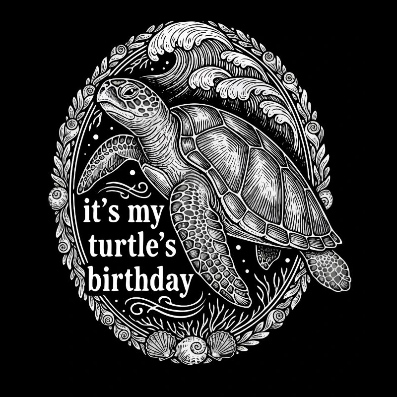 It's my turtle's birthday