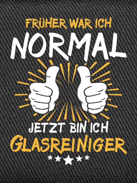 Glasreiniger Spruch