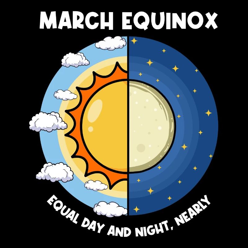 L’équinoxe de mars égale jour et nuit