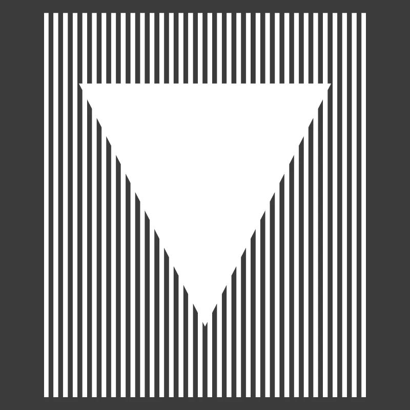 triangle and lines geometric design