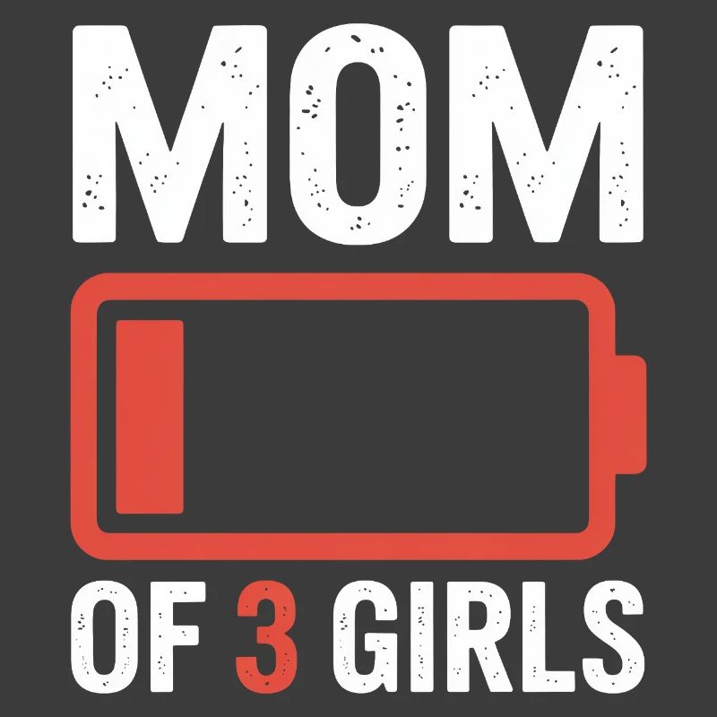 Batterie der Mutter von 3 Mädchen