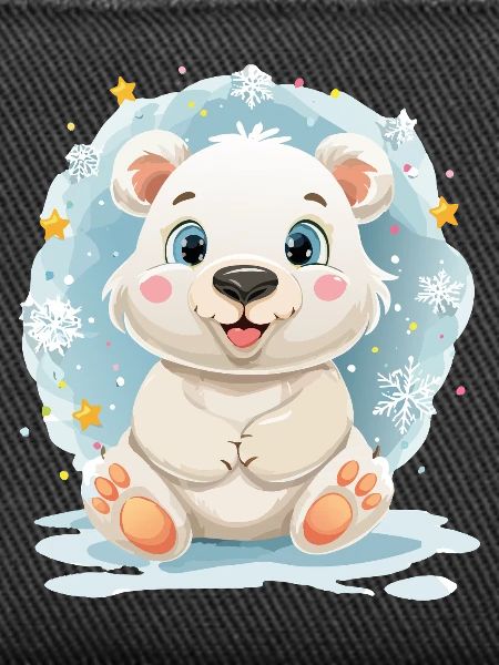 Polarbärchen im Winterzauber