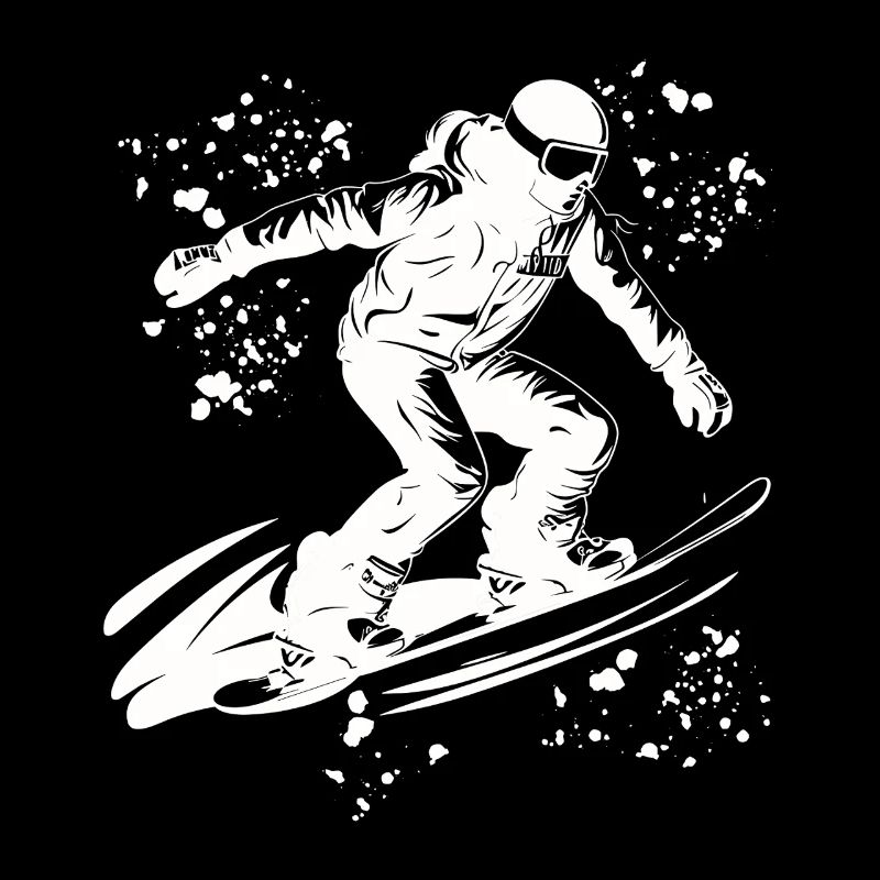 Snowboarder Snowboarding Snowboard