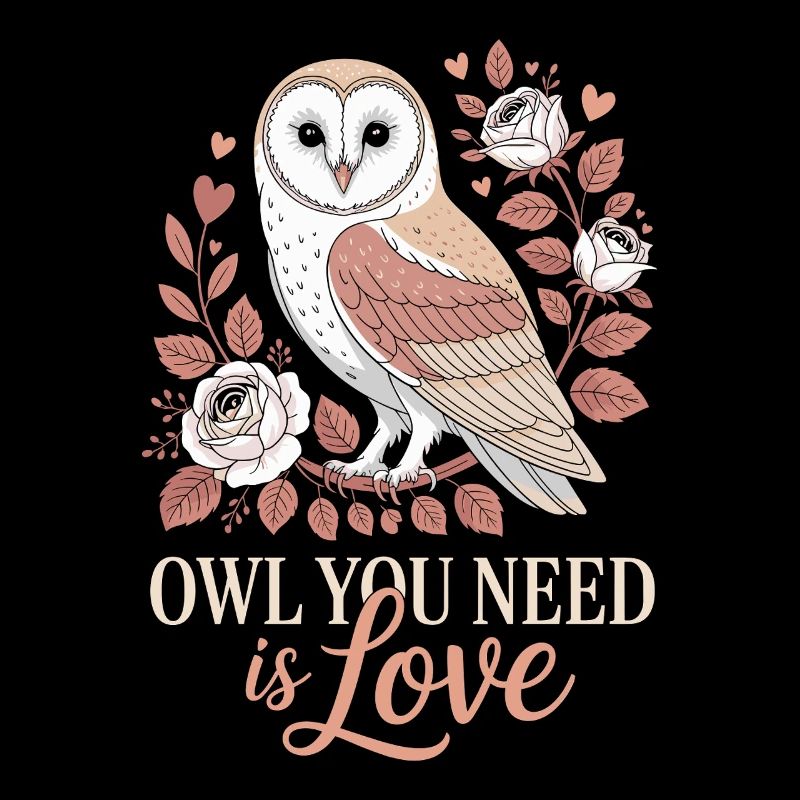 Eulen Owl You Need Is Love Eule Liebe Valentinstag