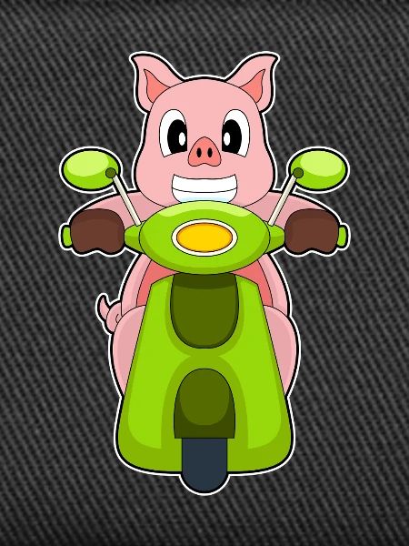 Trottinette Cochon