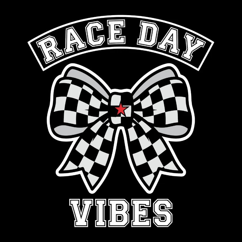 Race Day Vibes Plaid Bow