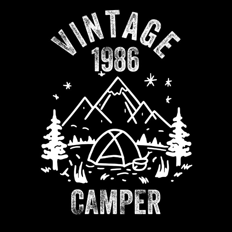 Vintage 1986 Camper 40. Geburtstag