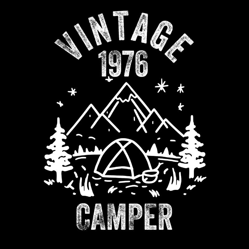 Vintage 1976 Camper 50. Geburtstag
