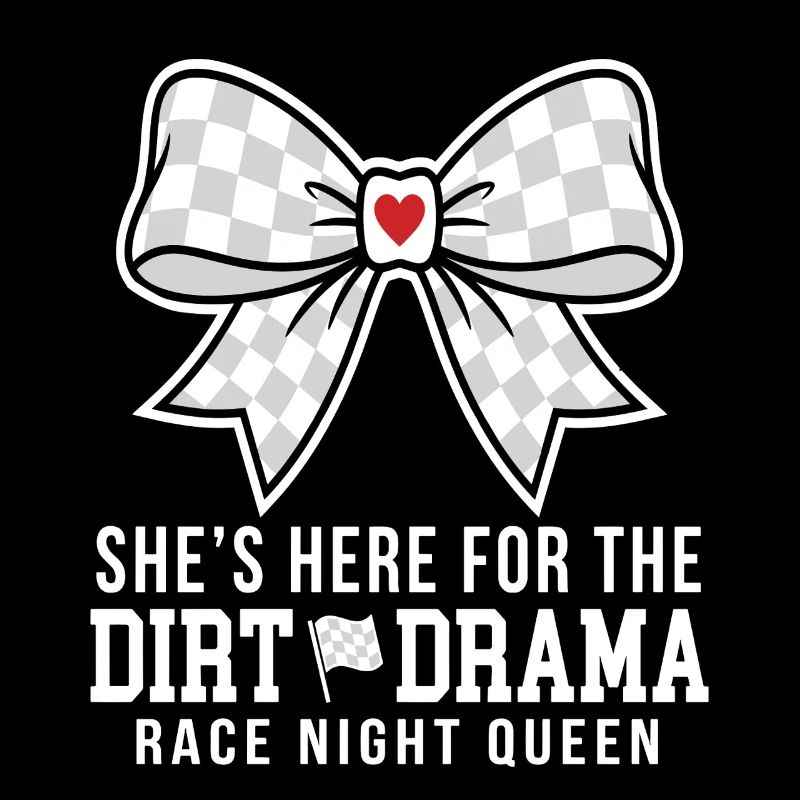 Dirt Drama Race Night Queen Bow