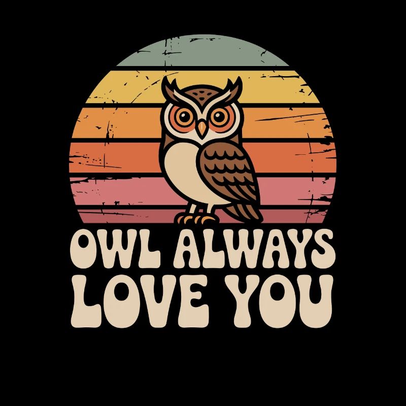 Eulen Owl Always Love You Liebe Valentinstag Eule