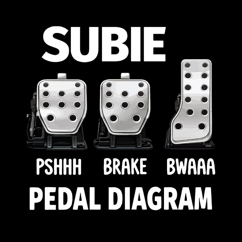 Subie Pedal Diagram