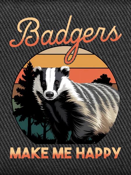 Funny Animal Badger