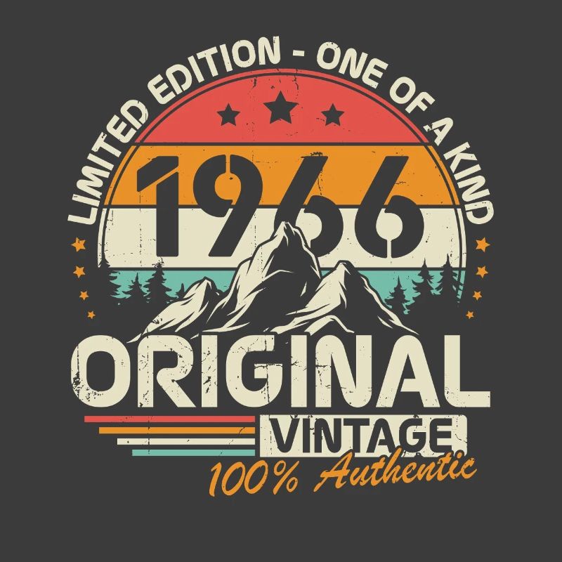 Cadeau d’anniversaire original vintage de 1966