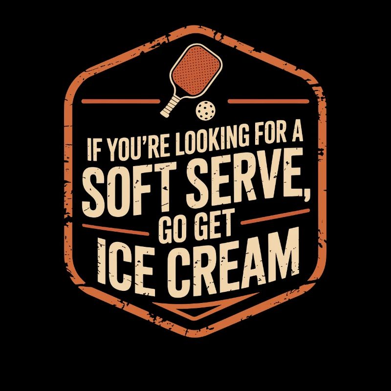 Pickleball Spieler Looking For Soft Serve Dinking