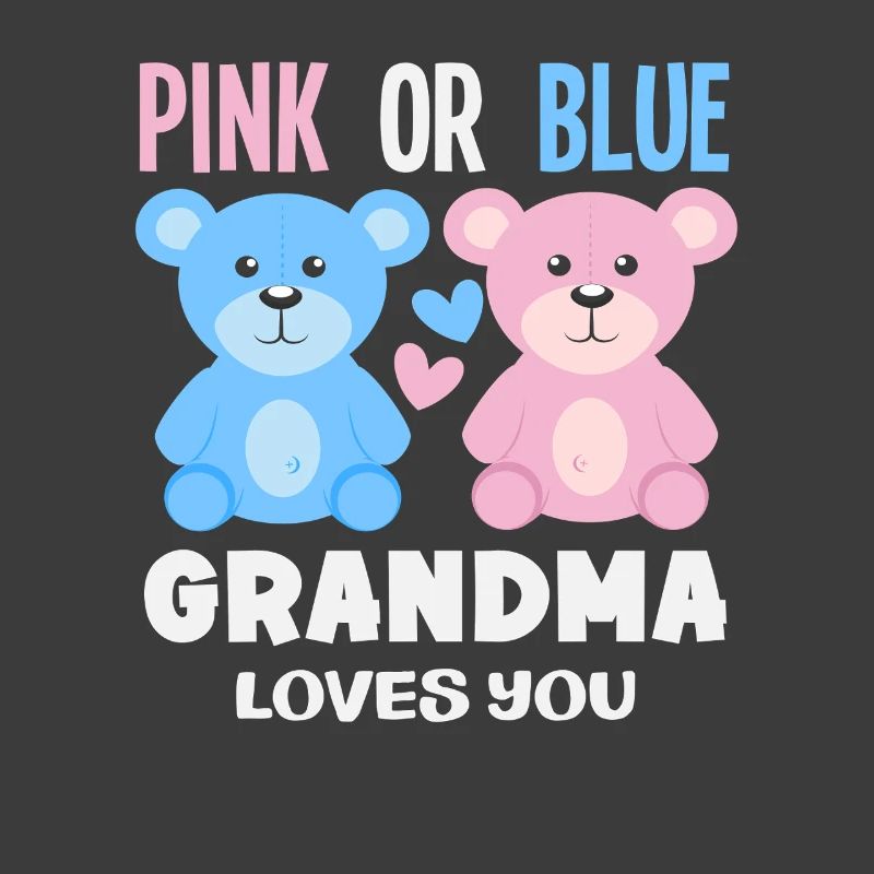 Pink Oder Blau Oma Liebt Dich