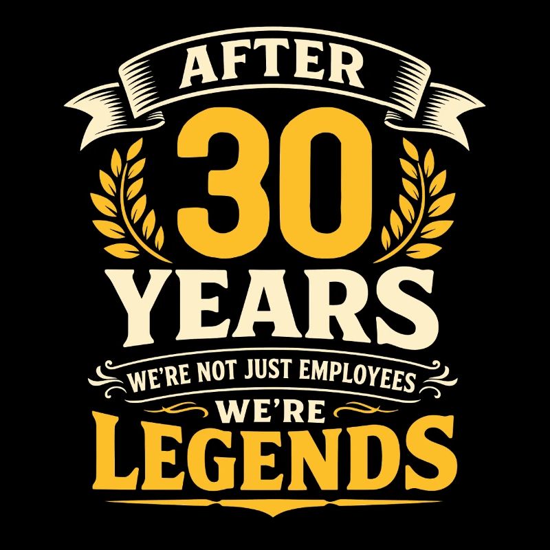 30 Year Company Anniversary Service Anniversary Work