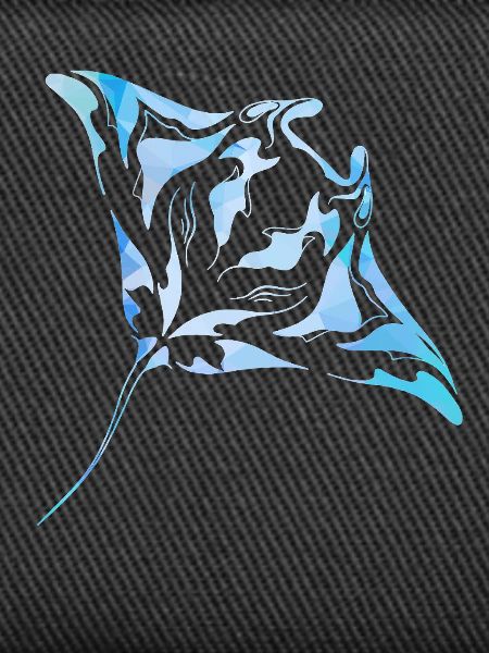 MantaRayBlau