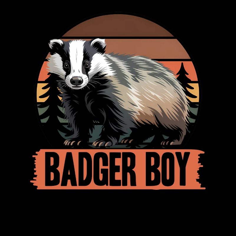 Funny Animal Badger