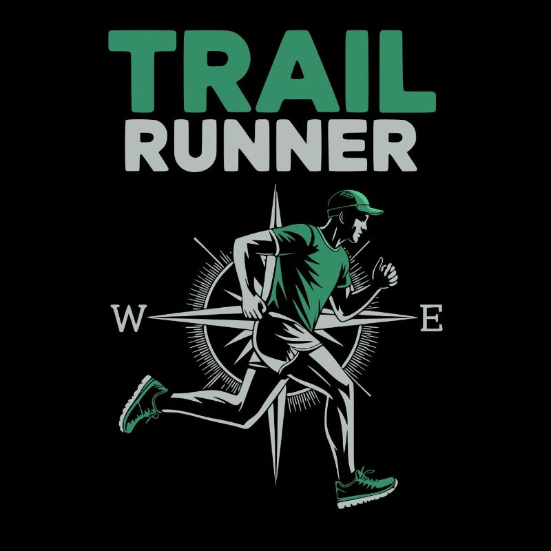 Trail Running - un coureur dans la nature