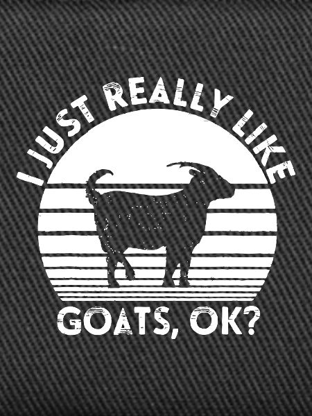 Goat Love Circle Design
