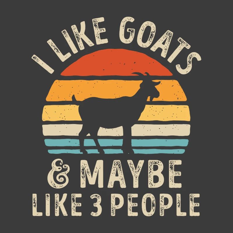 Goat Sunset Meme Tee