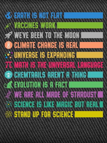Bunte Wissenschafts Statements