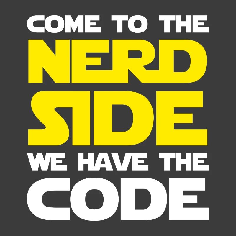 Côté nerd Rétro Jaune Typographie Typographie Art