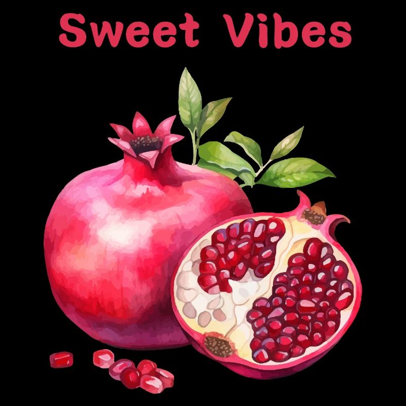 Sweet Vibes Granatapfelkunst