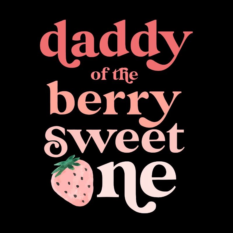 Berry Sweet Daddy Typography