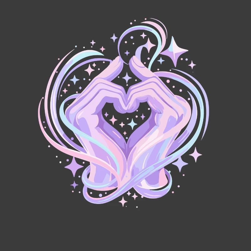 Pastel Heart Hands Magic