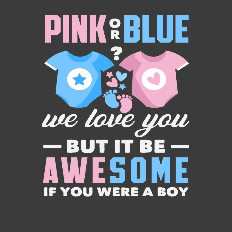 Pink Oder Blau Wäre Toll Wenn Junge