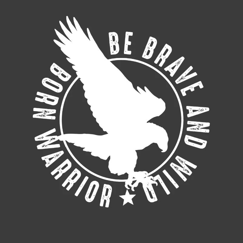 Tapferer Krieger-Adler-Emblem